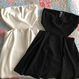 2 for $20 Dee Elee Black and White Dresses |SM|
